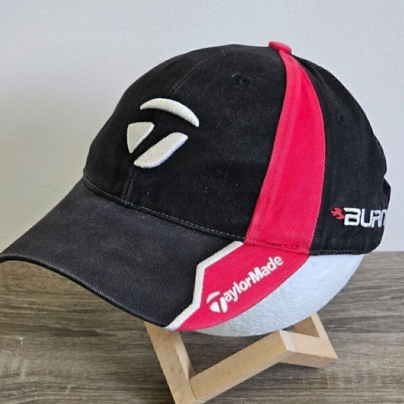 TaylorMade Taylor Made Burner Golf R7 Black Hat  Cap Adjustable Strap T-MAX Gear - Picture 2 of 16